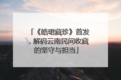 《皓珺藏珍》首发，解码云南民间收藏的坚守与担当