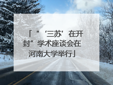 “‘三苏’在开封”学术座谈会在河南大学举行
