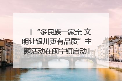 “多民族一家亲 文明让银川更有品质”主题活动在闽宁镇启动