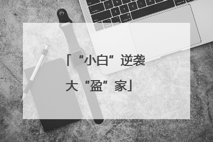 “小白”逆袭大“盈”家