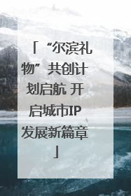 “尔滨礼物”共创计划启航 开启城市IP发展新篇章