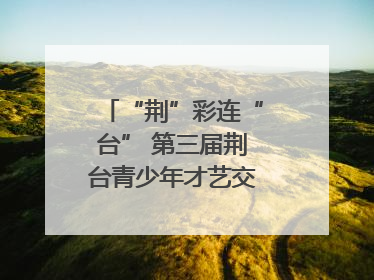 “荆”彩连“台” 第三届荆台青少年才艺交流活动举行