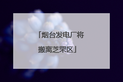 烟台发电厂将搬离芝罘区