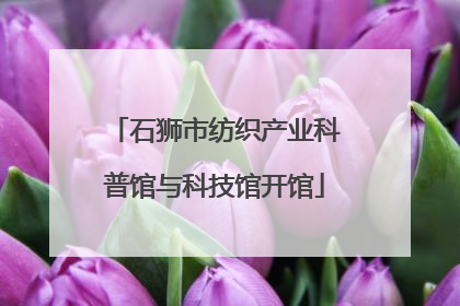 石狮市纺织产业科普馆与科技馆开馆