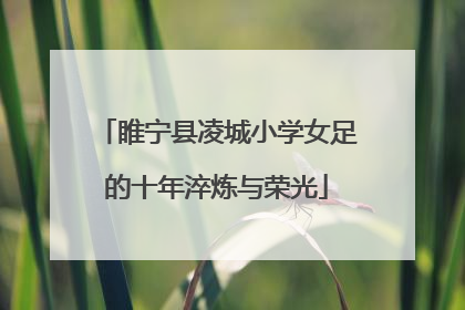 睢宁县凌城小学女足的十年淬炼与荣光