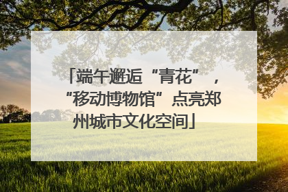 端午邂逅“青花”，“移动博物馆”点亮郑州城市文化空间