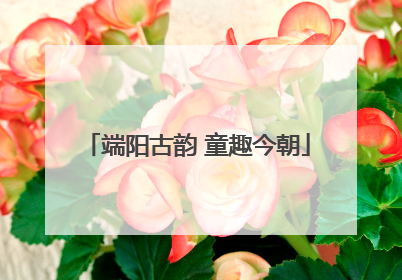 端阳古韵 童趣今朝