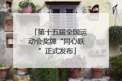 第十五届全国运动会奖牌“同心跃”正式发布