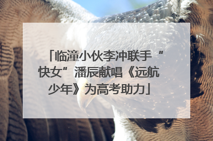 临潼小伙李冲联手“快女”潘辰献唱《远航少年》为高考助力