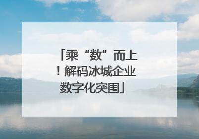 乘“数”而上！解码冰城企业数字化突围