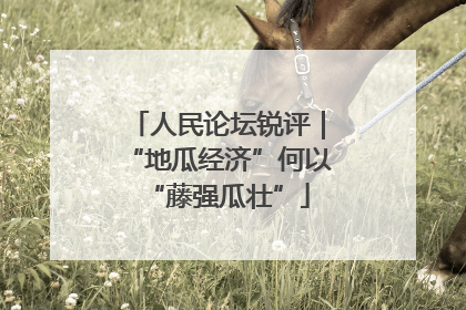 人民论坛锐评｜“地瓜经济”何以“藤强瓜壮”