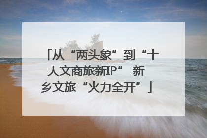 从“两头象”到“十大文商旅新IP” 新乡文旅“火力全开”