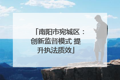 南阳市宛城区：创新监督模式 提升执法质效