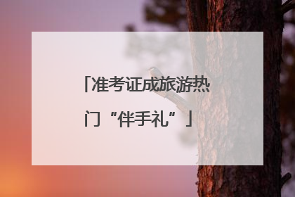 准考证成旅游热门“伴手礼”