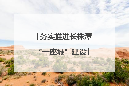 务实推进长株潭“一座城”建设