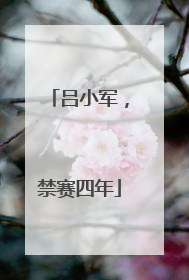 吕小军，禁赛四年