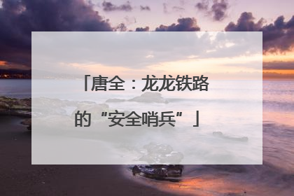 唐全：龙龙铁路的“安全哨兵”