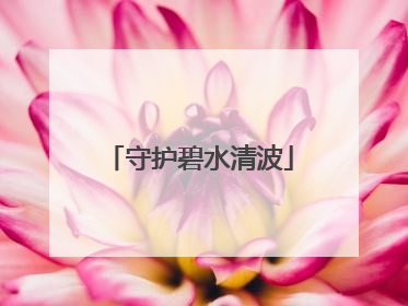 守护碧水清波