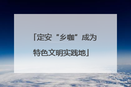 定安“乡咖”成为特色文明实践地
