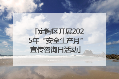 定陶区开展2025年“安全生产月”宣传咨询日活动