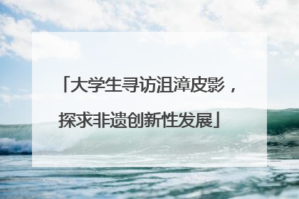 大学生寻访沮漳皮影，探求非遗创新性发展