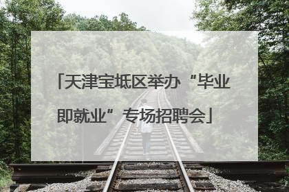 天津宝坻区举办“毕业即就业”专场招聘会