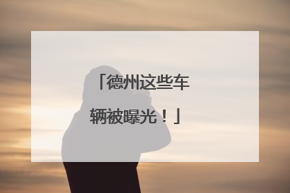 德州这些车辆被曝光！