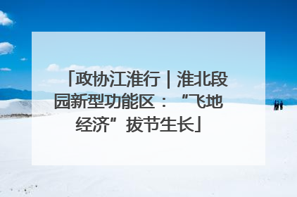 政协江淮行｜淮北段园新型功能区：“飞地经济”拔节生长
