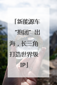 新能源车“抱团”出海，长三角打造世界级IP
