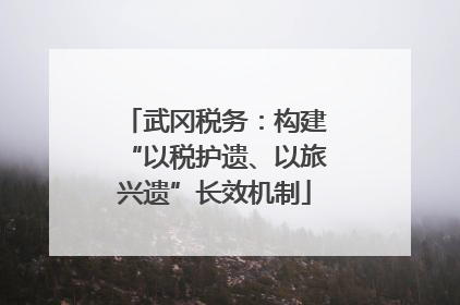 武冈税务：构建“以税护遗、以旅兴遗”长效机制