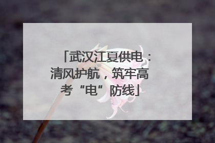 武汉江夏供电：清风护航，筑牢高考“电”防线