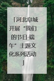河北阜城开展“我们的节日·端午”主题文化系列活动