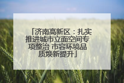 济南高新区：扎实推进城市立面空间专项整治 市容环境品质焕新提升