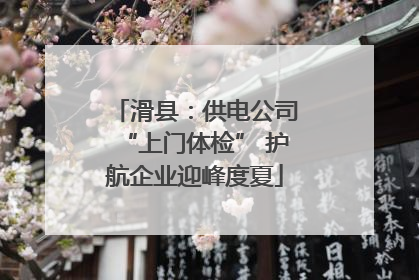 滑县：供电公司“上门体检” 护航企业迎峰度夏