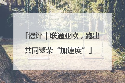 漫评｜联通亚欧，跑出共同繁荣“加速度”