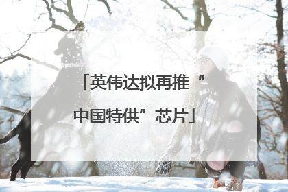 英伟达拟再推“中国特供”芯片