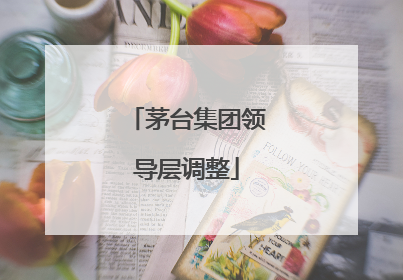 茅台集团领导层调整