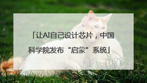 让AI自己设计芯片，中国科学院发布“启蒙”系统