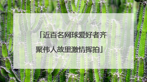 近百名网球爱好者齐聚伟人故里激情挥拍