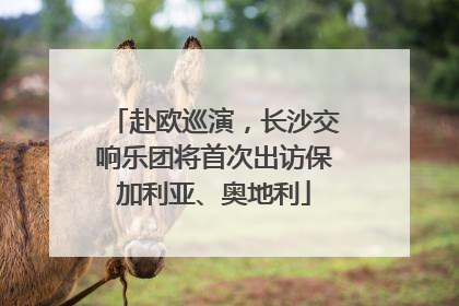 赴欧巡演，长沙交响乐团将首次出访保加利亚、奥地利