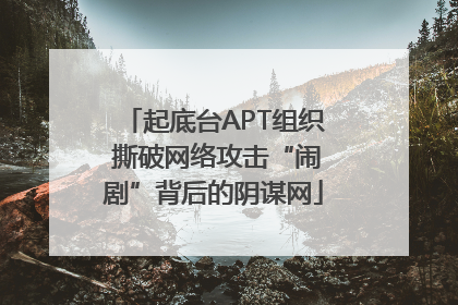 起底台APT组织 撕破网络攻击“闹剧”背后的阴谋网