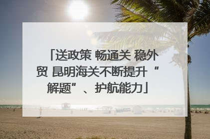 送政策 畅通关 稳外贸 昆明海关不断提升“解题”、护航能力