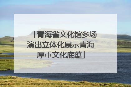 青海省文化馆多场演出立体化展示青海厚重文化底蕴
