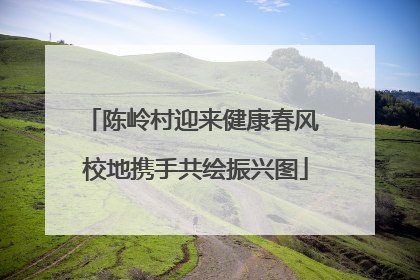 陈岭村迎来健康春风 校地携手共绘振兴图