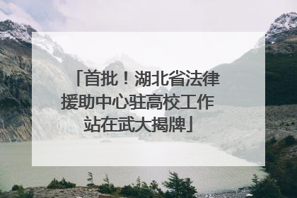 首批！湖北省法律援助中心驻高校工作站在武大揭牌