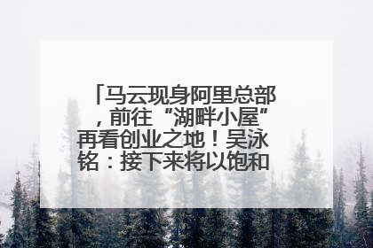 马云现身阿里总部，前往“湖畔小屋”再看创业之地！吴泳铭：接下来将以饱和式投入的打法，聚焦于几大核心战役