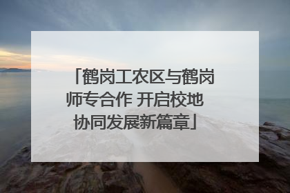 鹤岗工农区与鹤岗师专合作 开启校地协同发展新篇章