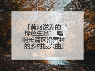 黄河滋养的“绿色生意” 唱响长清区沿黄村的乡村振兴曲