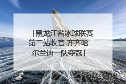 黑龙江省冰球联赛第二站收官 齐齐哈尔兰迪一队夺冠