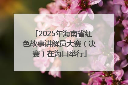 2025年海南省红色故事讲解员大赛（决赛）在海口举行
